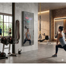 Умное фитнес-зеркало для спортивного зала (Smart Fitness Mirror) Смарт 002 